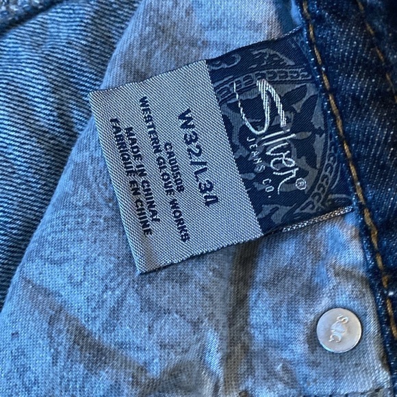 Men's silver nash Jeans - Picture 3 of 8
